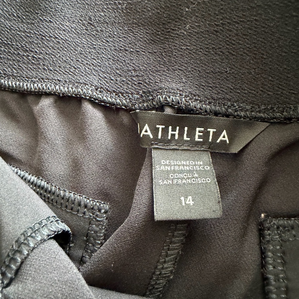 Athleta Black Activewear Pants - Picture 2 of 6